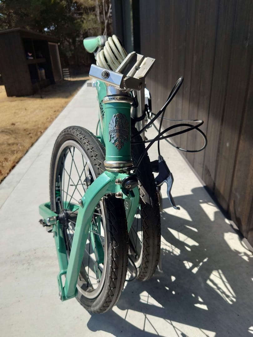 Bianchi 折りたたみ自転車 ミントグリーン