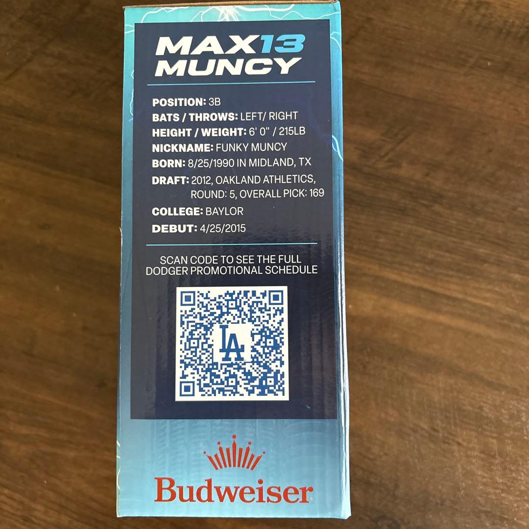 MAX MUNCY マックスマンシー　ボブルヘッド　ドジャース　非売品フィギュア