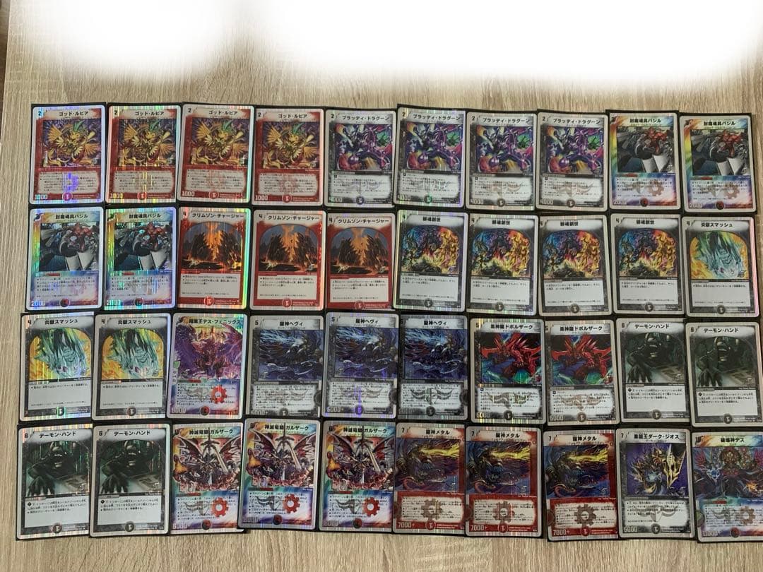 デュエマ　スーパーデッキ　6種　まとめ　引退品　新品スリーブ付き