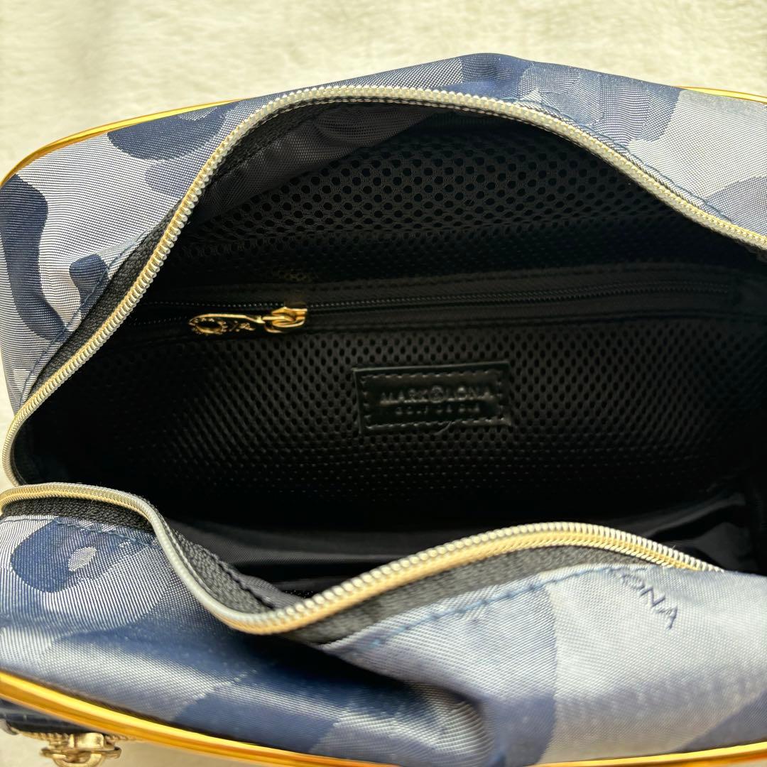 美品　MARK&LONA バッグ　ポーチ　カモフラ
