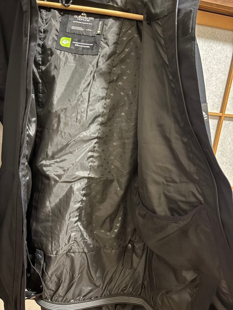 Quiksilver GORE-TEX ミッションジャケット　黒Ｌ　03532