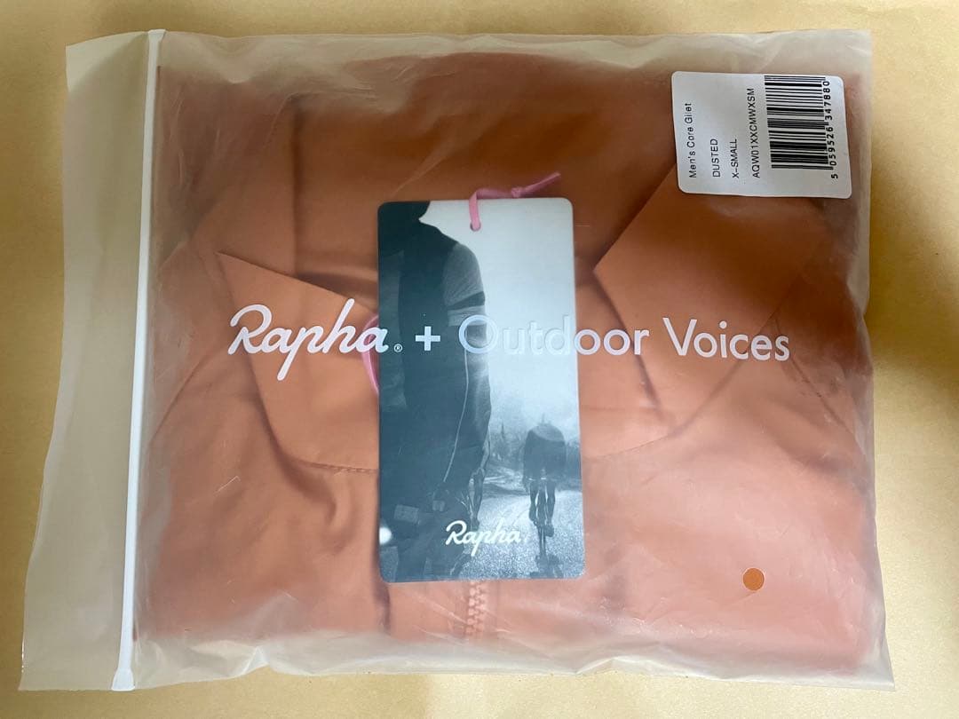 ★新品未使用★めっちゃ綺麗なオレンジ★ Rapha ラファ コア ジレ ベスト