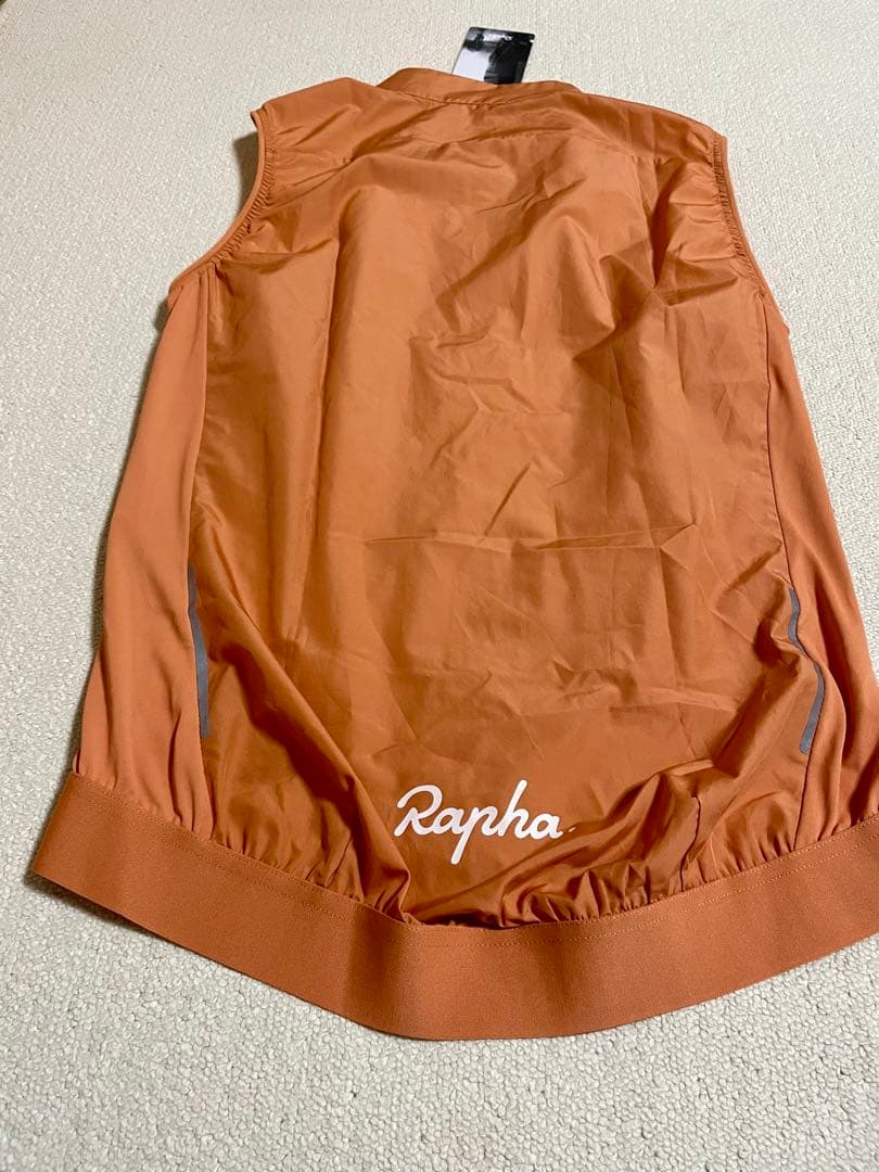 ★新品未使用★めっちゃ綺麗なオレンジ★ Rapha ラファ コア ジレ ベスト