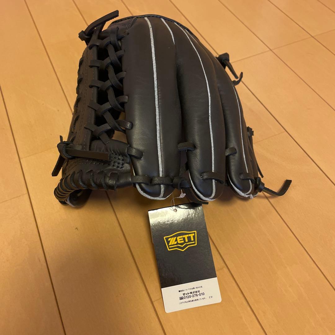 ゼット(ZETT) 軟式野球 グラブ オールラウンド用 右投げ用ブラック