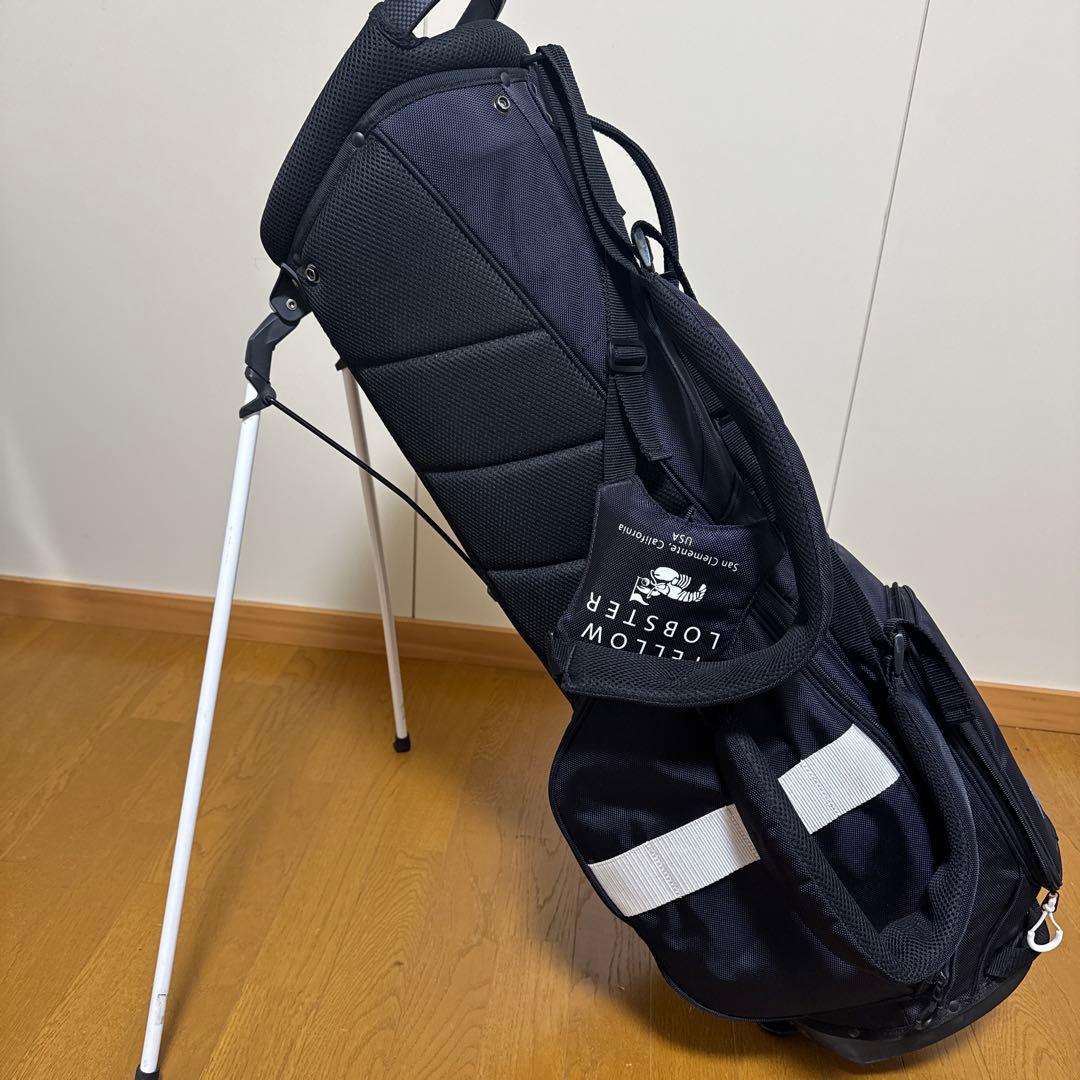 イエローロブスターキャディーバック　4種類ヘッドカバー付き