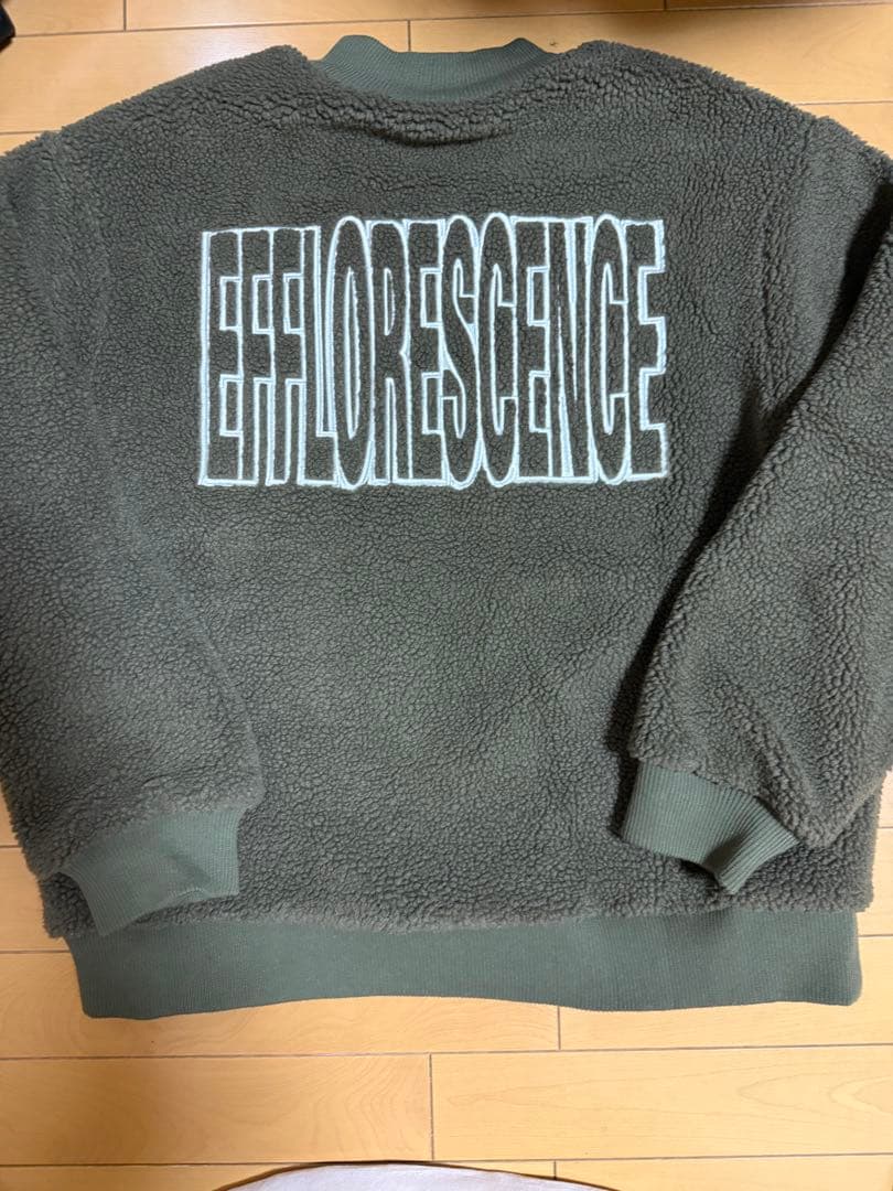 EFFLORESCENCE フリースジャケット ダークグレー