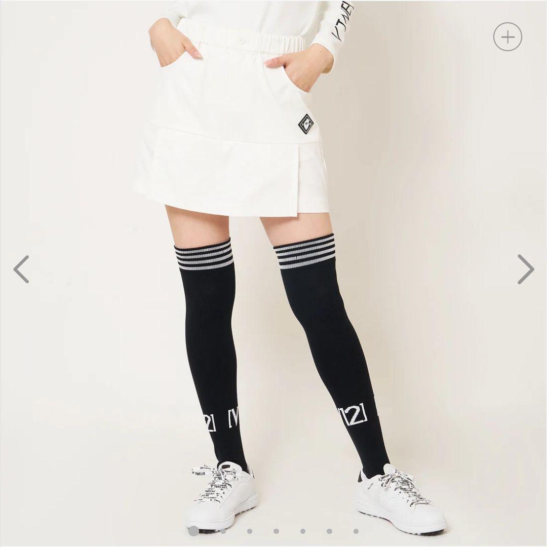 【新品・未使用】V12 BOX LOGO スカート インナー付 ホワイト
