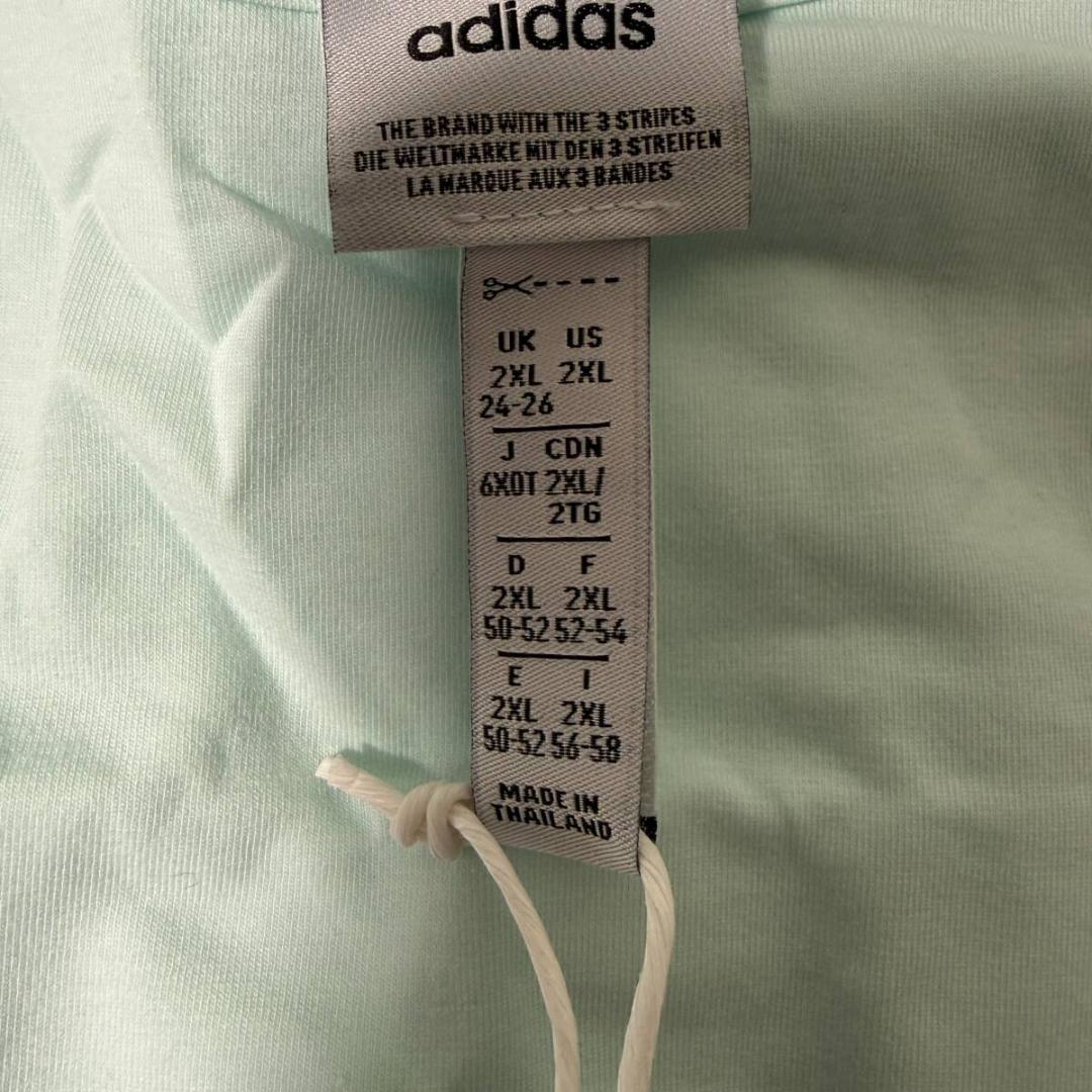 adidas ボディスーツ レオタード コットン LightBlue 海外2XL